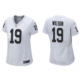 Women's Las Vegas Raiders Tyree Wilson White 2023 NFL Draft Game Jersey