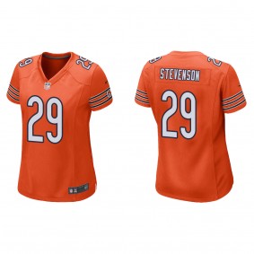 Women's Chicago Bears Tyrique Stevenson Orange 2023 NFL Draft Alternate Game Jersey