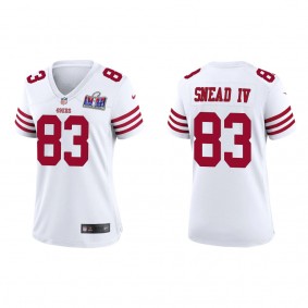 Women's Willie Snead IV San Francisco 49ers White Super Bowl LVIII Game Jersey