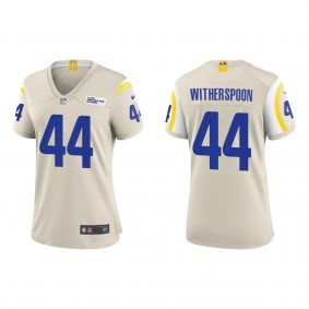 Women's Los Angeles Rams Ahkello Witherspoon Bone Game Jersey