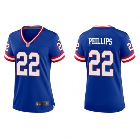 Women's Andru Phillips New York Giants Royal Classic Game Jersey
