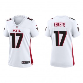 Women's Atlanta Falcons Arnold Ebiketie White Game Jersey