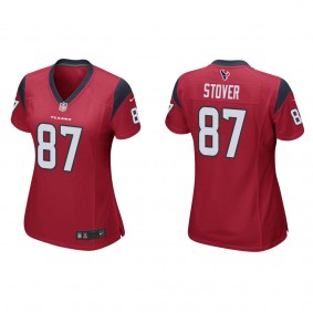 Women's Cade Stover Houston Texans Red Game Jersey