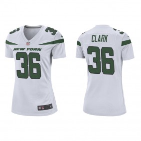 Women's Chuck Clark New York Jets White Game Jersey
