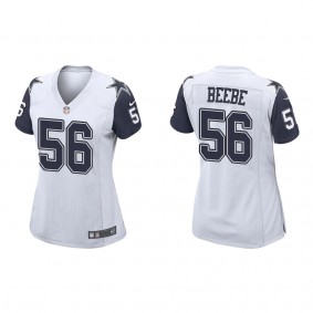 Women's Cooper Beebe Dallas Cowboys White Alternate Game Jersey