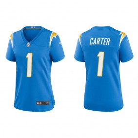 Women's Los Angeles Chargers DeAndre Carter Powder Blue Game Jersey