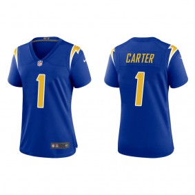 Women's Los Angeles Chargers DeAndre Carter Royal Alternate Game Jersey