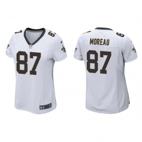 Women's New Orleans Saints Foster Moreau White Game Jersey