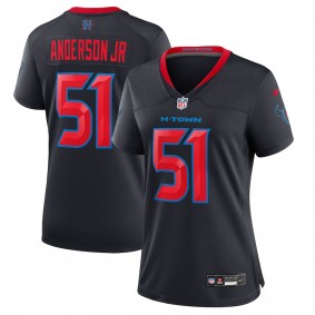 Women's Houston Texans Will Anderson Jr. Navy 2nd Alternate Game Jersey