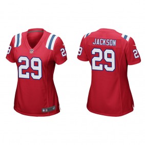 Women's J.C. Jackson New England Patriots Red Game Jersey