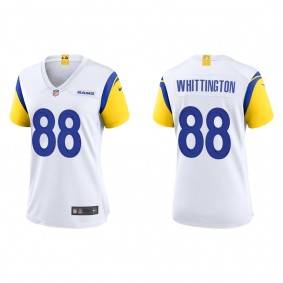 Women's Jordan Whittington Los Angeles Rams White Alternate Game Jersey