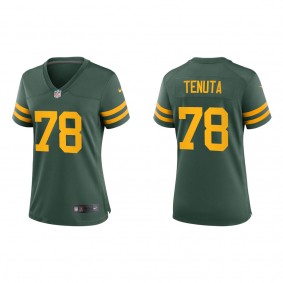 Women's Green Bay Packers Luke Tenuta Green Alternate Game Jersey