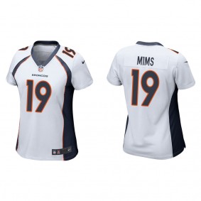 Women's Denver Broncos Marvin Mims White Game Jersey