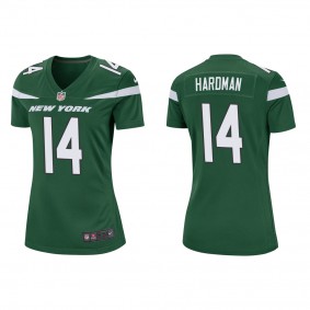 Women's Mecole Hardman New York Jets Green Game Jersey