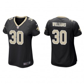 Women's Jamaal Williams New Orleans Saints Black Game Jersey