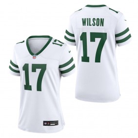 Women's New York Jets Garrett Wilson White Legacy Player Game Jersey