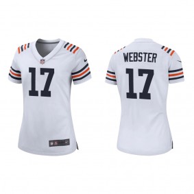 Women's Chicago Bears Nsimba Webster White Classic Game Jersey