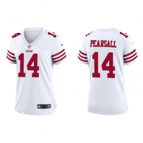 Women's Ricky Pearsall San Francisco 49ers White Game Jersey