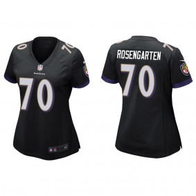 Women's Roger Rosengarten Baltimore Ravens Black Game Jersey