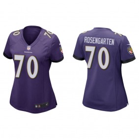 Women's Roger Rosengarten Baltimore Ravens Purple Game Jersey