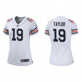 Women's Tory Taylor Chicago Bears White Classic Game Jersey