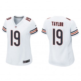 Women's Tory Taylor Chicago Bears White Game Jersey
