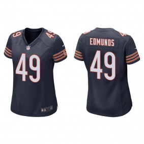 Women's Tremaine Edmunds Chicago Bears Navy Game Jersey
