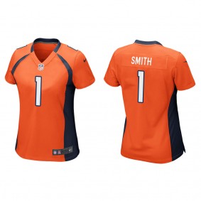 Women's Tremon Smith Denver Broncos Orange Game Jersey