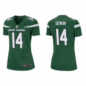 Women's New York Jets Trevor Siemian Green Game Jersey