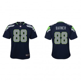 Youth A.J. Barner Seattle Seahawks College Navy Game Jersey