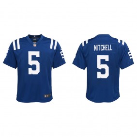 Youth Adonai Mitchell Indianapolis Colts Royal Game Jersey