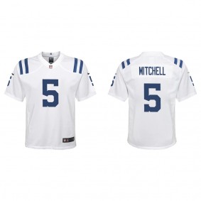 Youth Adonai Mitchell Indianapolis Colts White Game Jersey