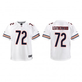 Youth Chicago Bears Alex Leatherwood White Game Jersey