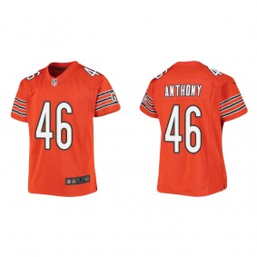 Youth Chicago Bears Andre Anthony Orange Game Jersey