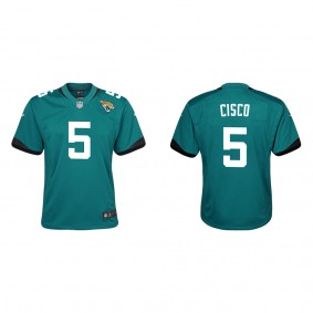 Youth Jacksonville Jaguars Andre Cisco Teal Game Jersey