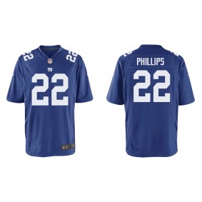 Youth Andru Phillips New York Giants Royal Game Jersey