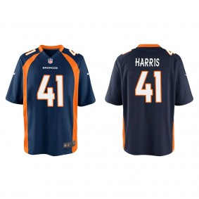Youth Denver Broncos Anthony Harris Navy Game Jersey
