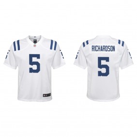 Youth Indianapolis Colts Anthony Richardson White 2023 NFL Draft Game Jersey