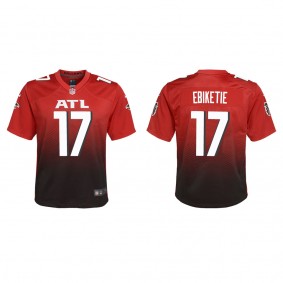 Youth Atlanta Falcons Arnold Ebiketie Red Alternate Game Jersey