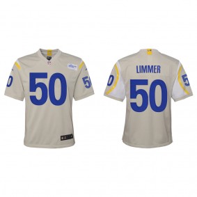 Youth Beaux Limmer Los Angeles Rams Bone Game Jersey