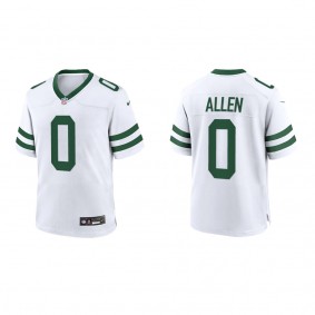 Youth Braelon Allen New York Jets White Legacy Game Jersey