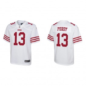 Youth San Francisco 49ers Brock Purdy White Game Jersey