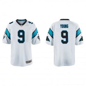 Youth Carolina Panthers Bryce Young White 2023 NFL Draft Game Jersey