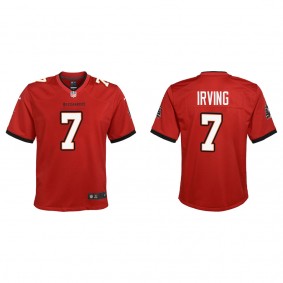 Youth Bucky Irving Tampa Bay Buccaneers Red Game Jersey