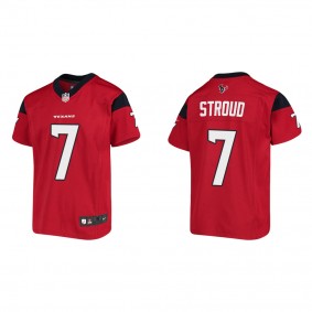 Youth Houston Texans C. J. Stroud Red 2023 NFL Draft Game Jersey