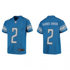 Youth C.J. Gardner-Johnson Detroit Lions Blue Game Jersey