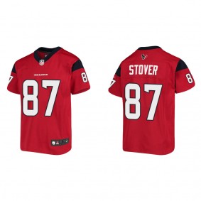 Youth Cade Stover Houston Texans Red Game Jersey