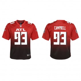 Youth Calais Campbell Atlanta Falcons Red Alternate Game Jersey
