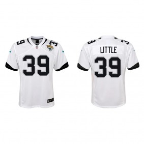Youth Cam Little Jacksonville Jaguars White Game Jersey