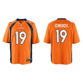 Youth Denver Broncos Chase Edmonds Orange Game Jersey